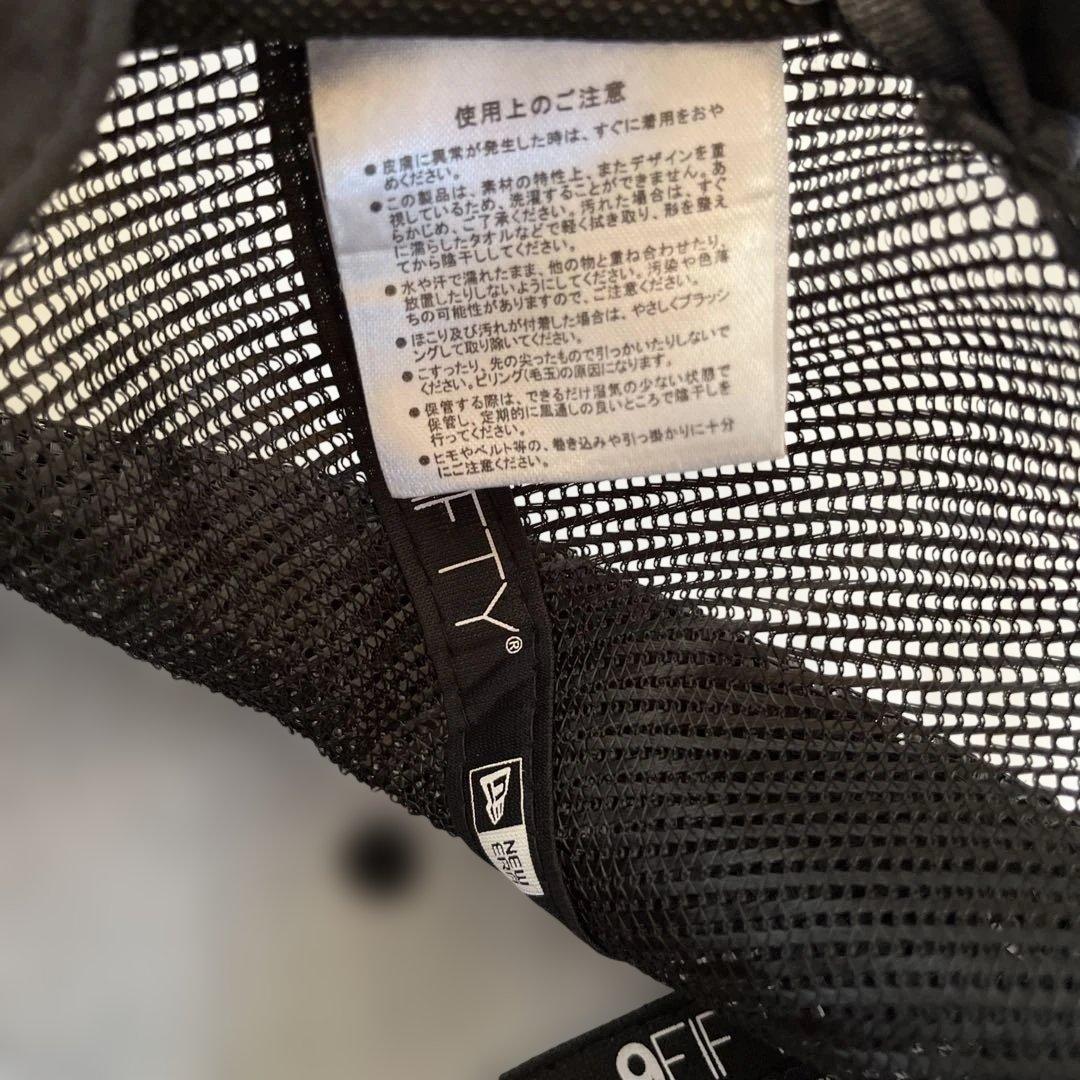 未使用級　NEW ERA × GOD SELECTION XXX　キャップ　黒