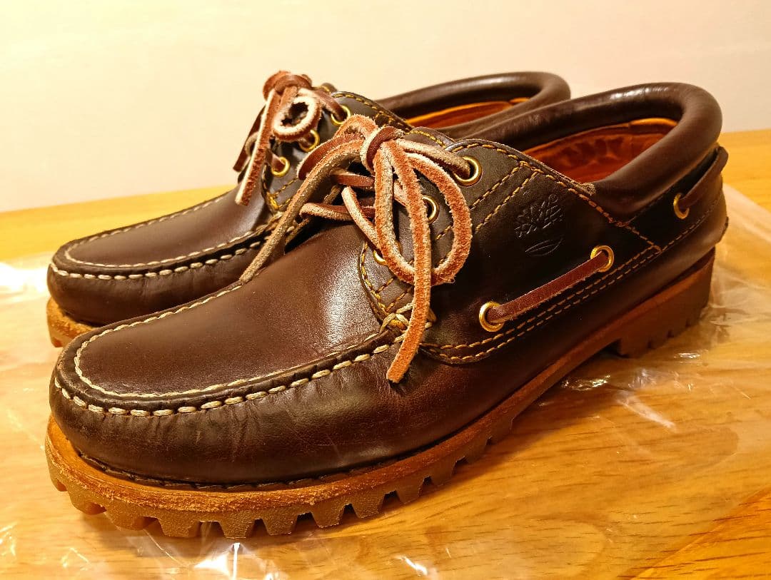 Timberland デッキシューズ A77148 茶 24.0cm ブラウン