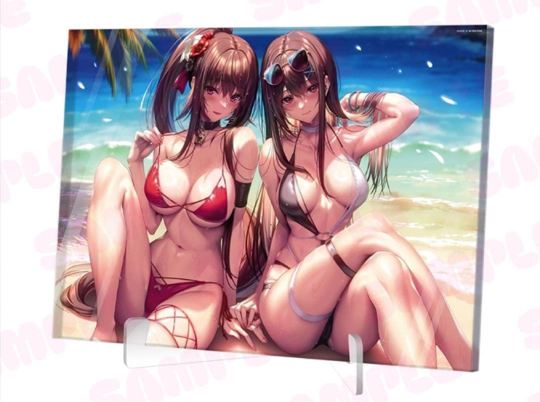 ピロ水　アマカノ　アマカノ2 キャラファインアクリル 水澄華実　& 黒姫結灯