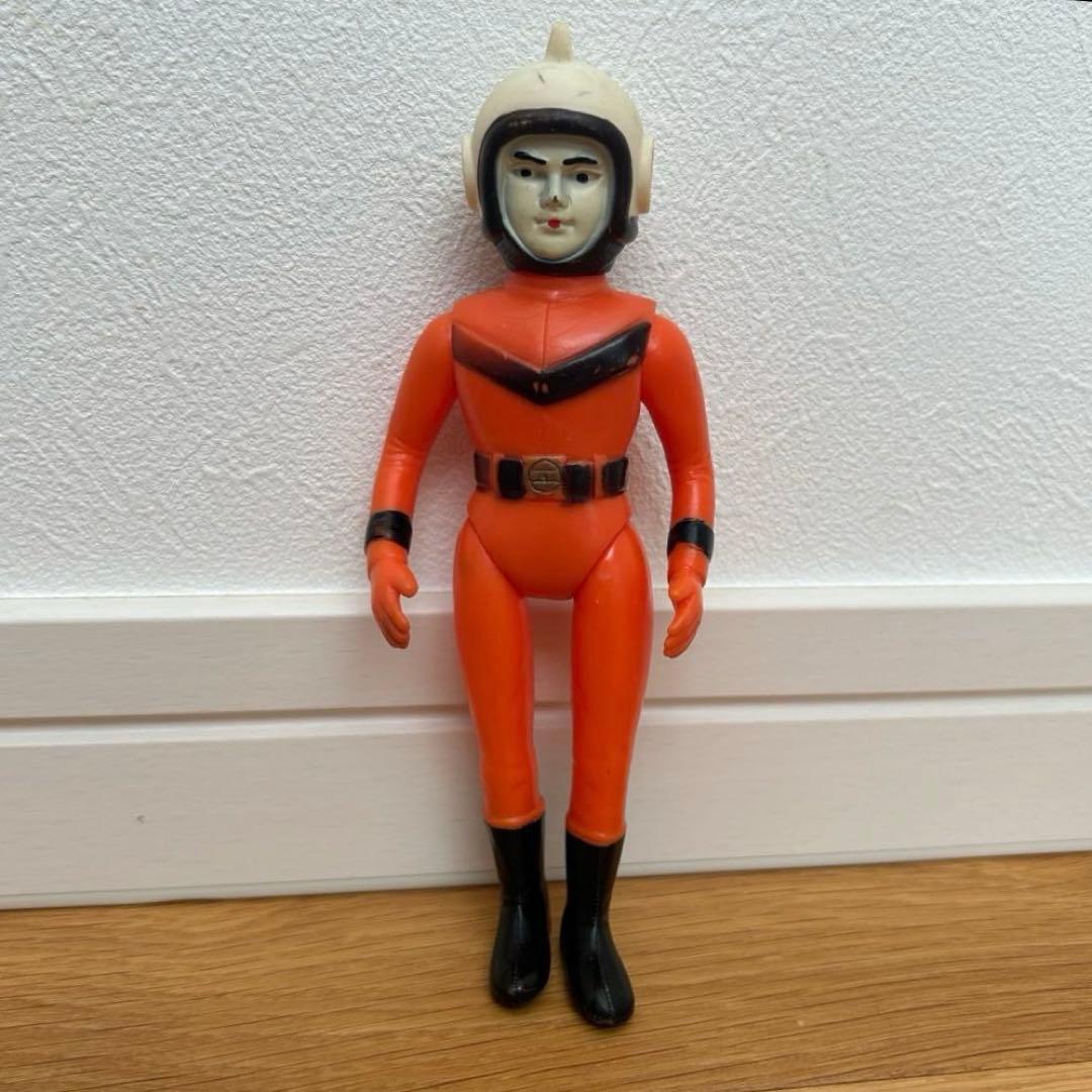 当時物　ブルマァク 五隊員セット MAT隊員 ソフビ ウルトラマンA 中間サイズ