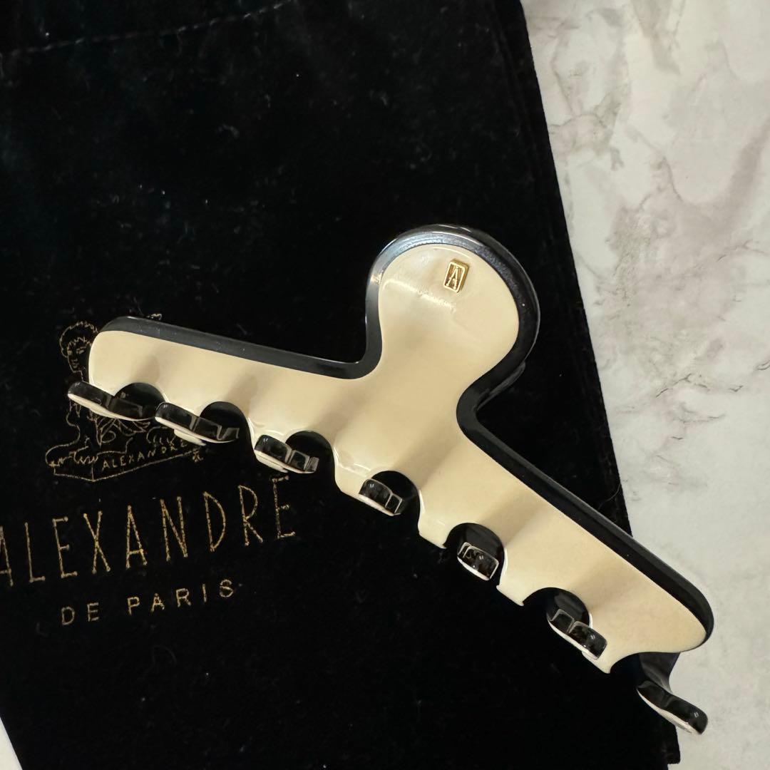 アレクサンドルドゥパリ　ヘアクリップ　ベージュ