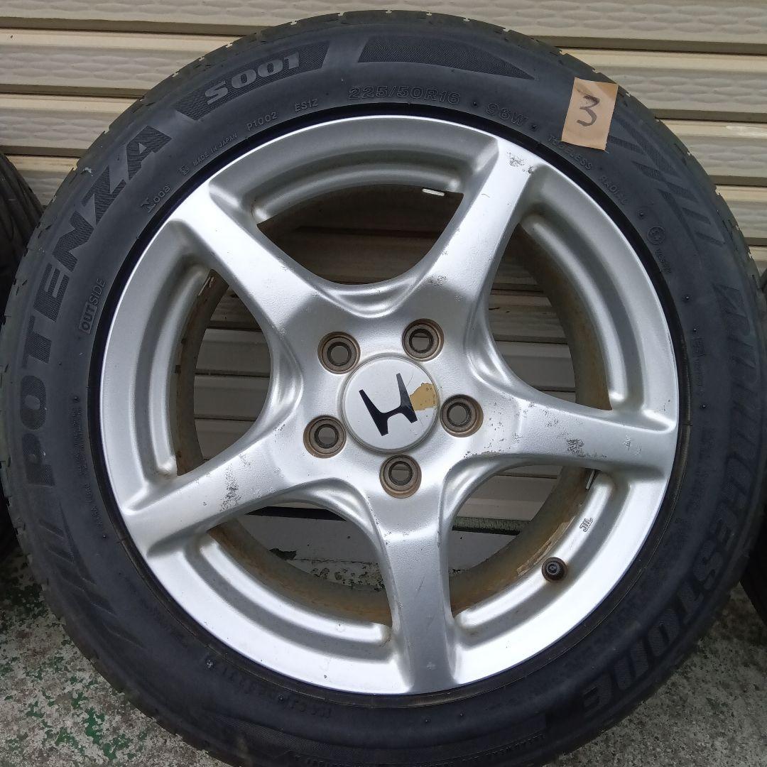 ホンダS2000用の純正ホイールタイヤ4本セット