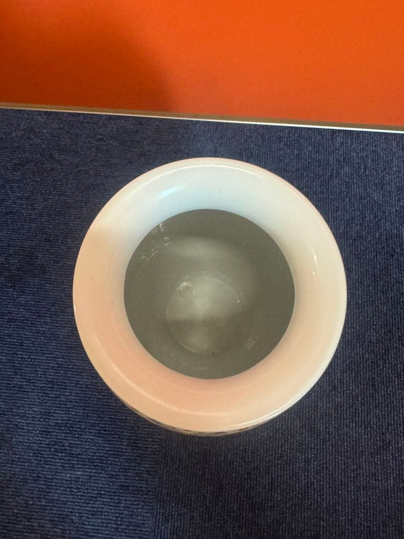 1633 中国美術 骨董 大清乾隆年製銘　藍地紋粉彩冬瓜瓶　時代物