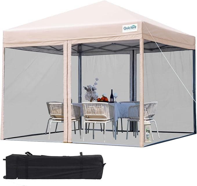 Quictent メッシュパネル付きテント