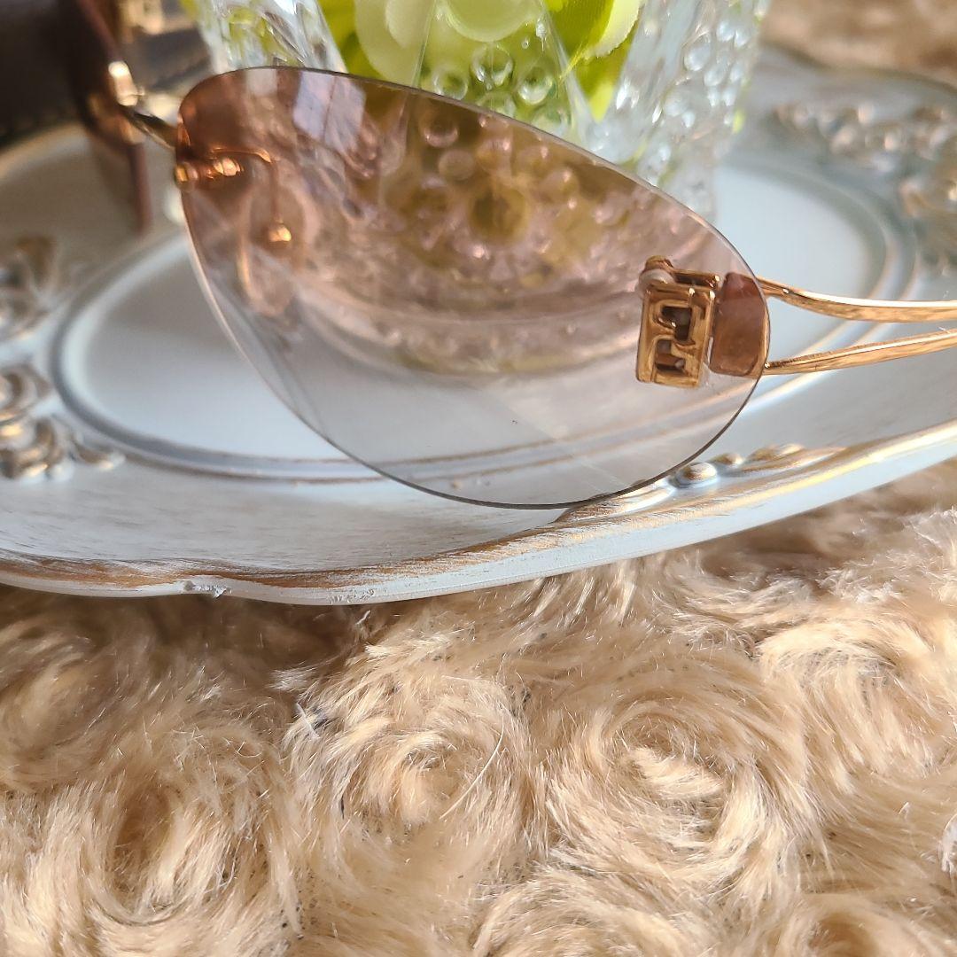 縁なし希少【FENDI】フェンディサングラス