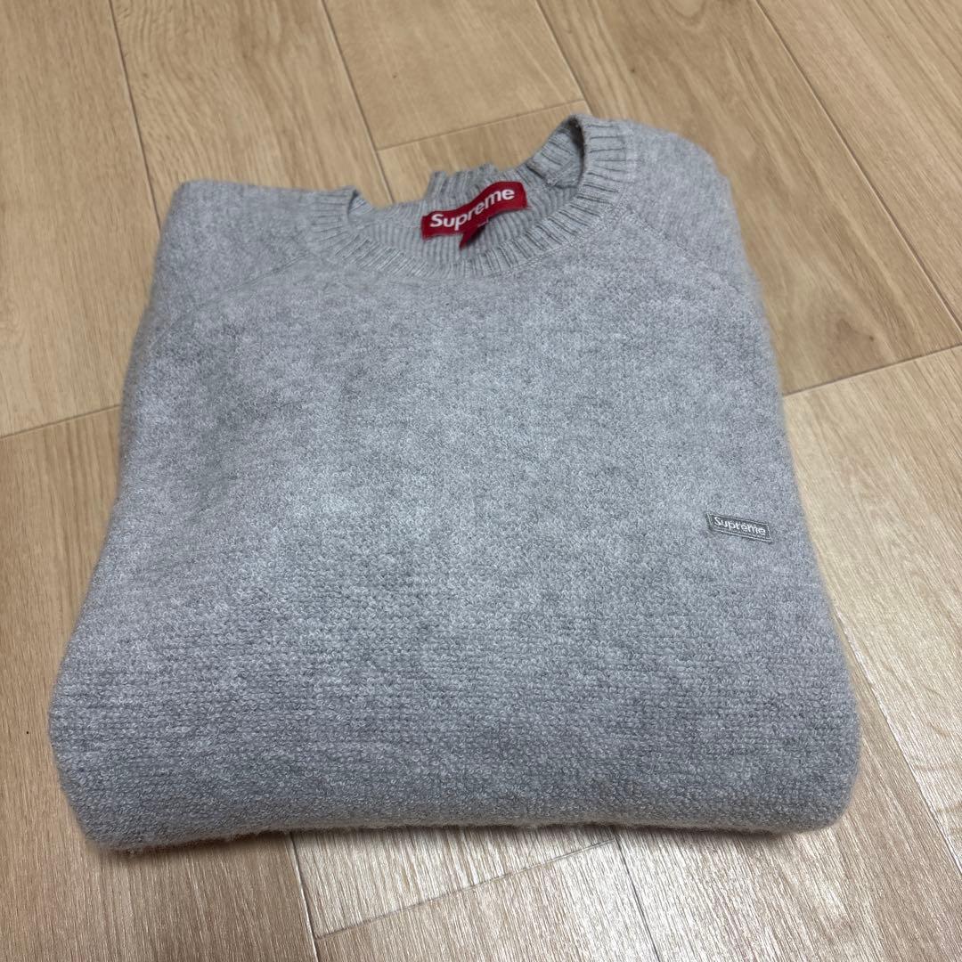 シュプリーム セーター グレー　スモール　ボックスロゴ