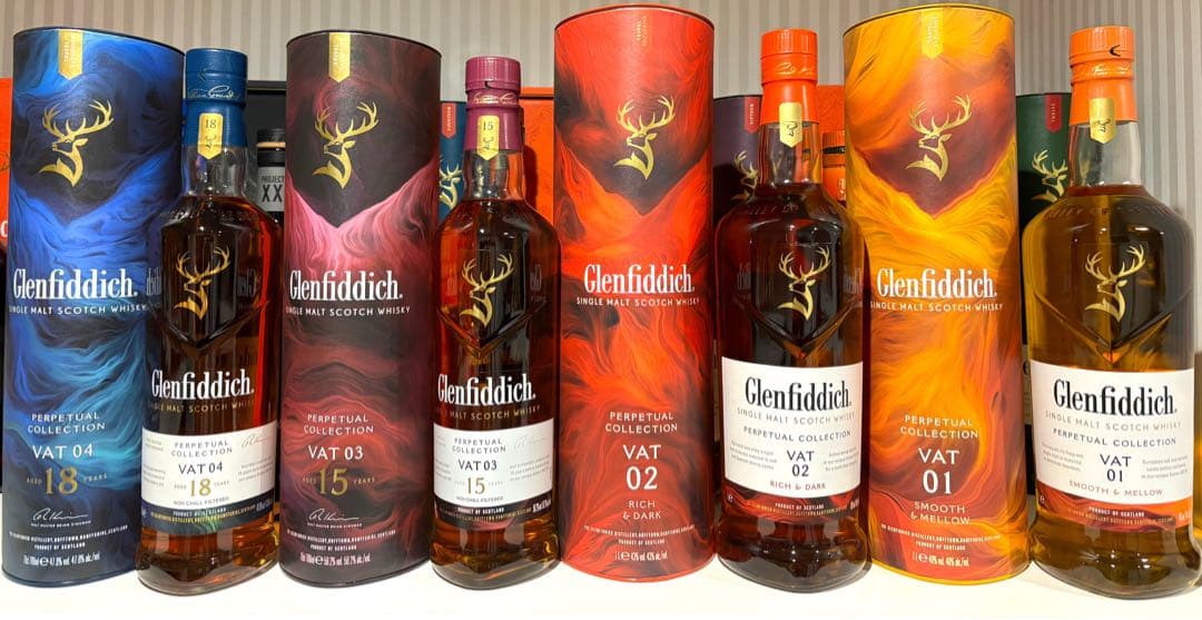 【未開栓】グレンフィディック　パーペチュアルコレクション全4種類