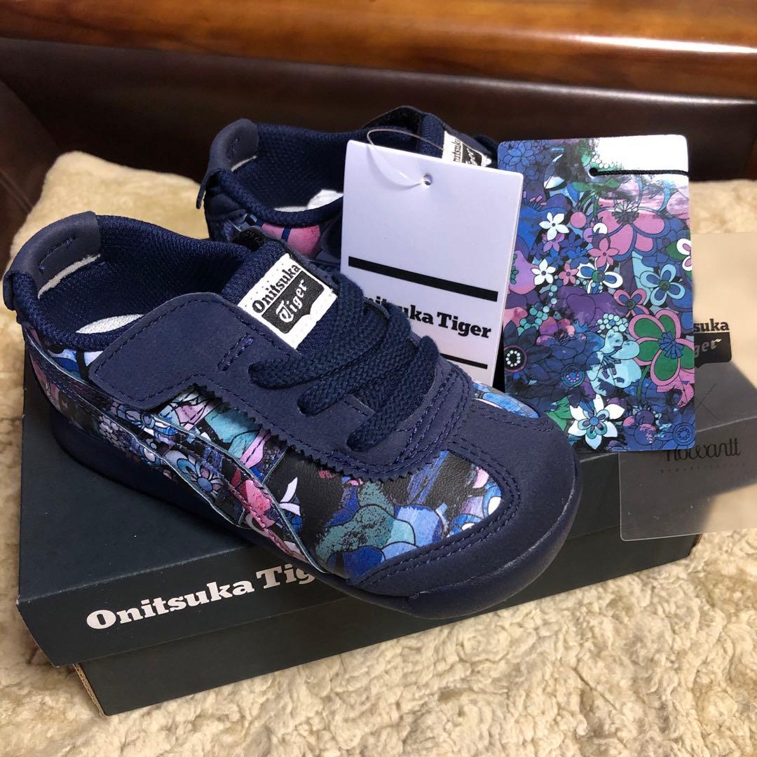 キッズ Onitsuka Tiger リバティ ネイビー スニーカー 16.0