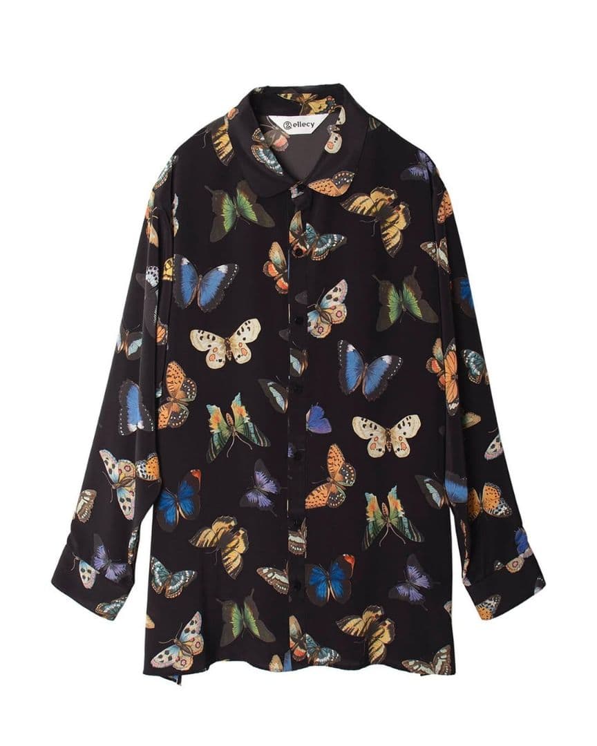 &ellecy アンドエルシー テフ シャツ 蝶 ロイスクレヨン