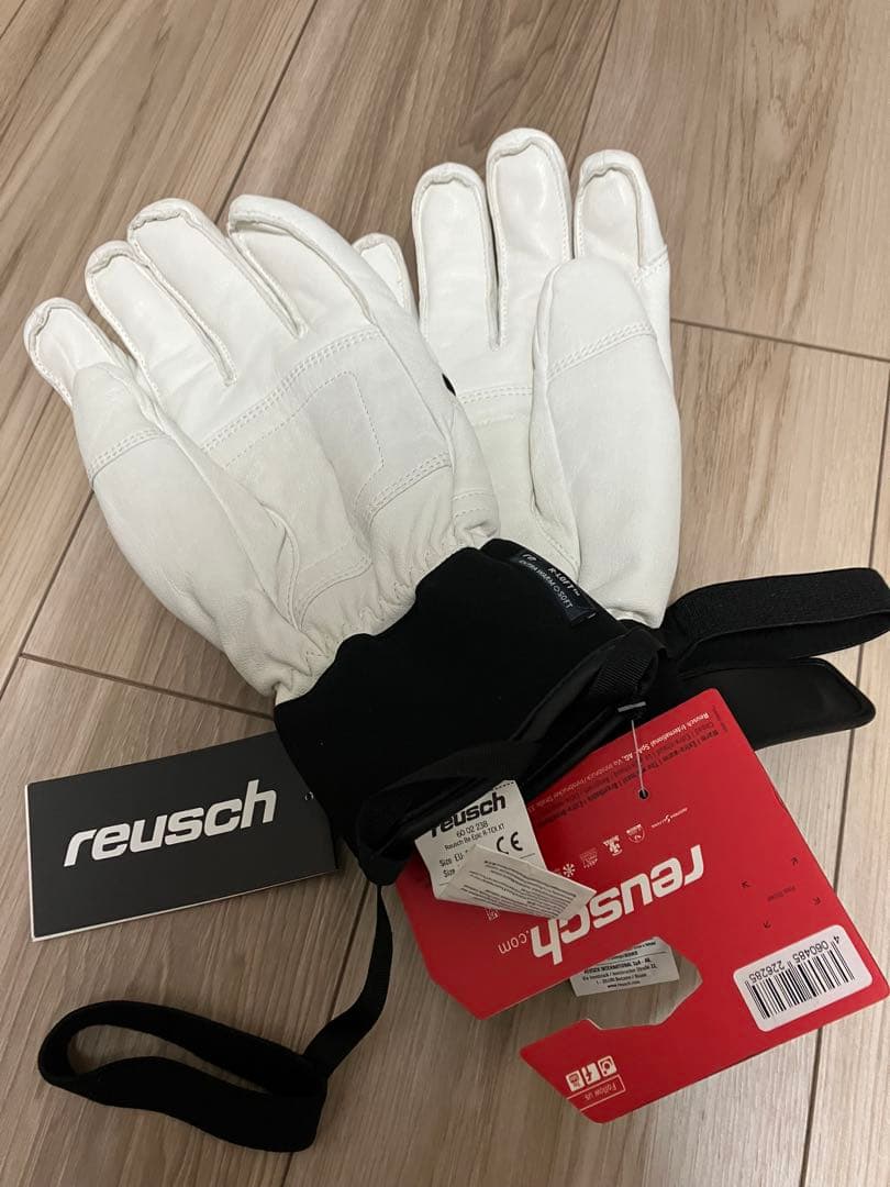 reusch スキーグローブ ホワイト