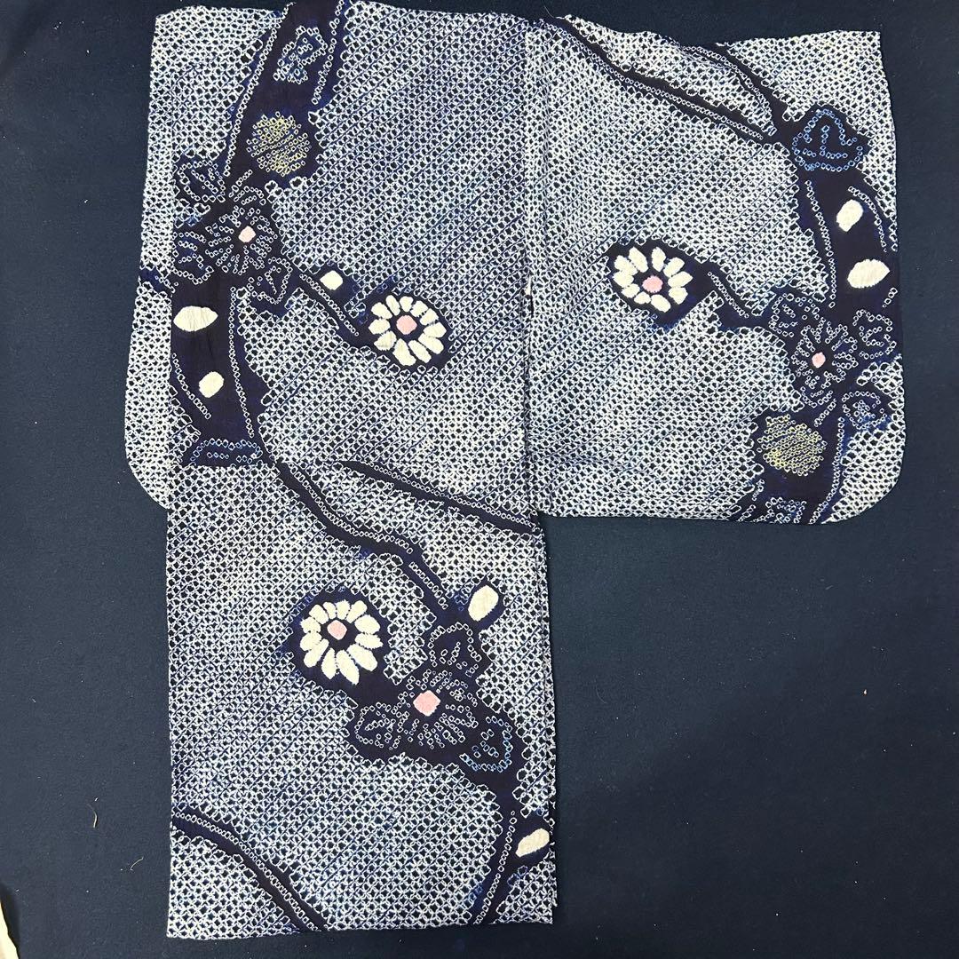 J-10 有松鳴海絞り浴衣5枚 浴衣1枚おまとめ売り材料リメイク木綿アンティーク