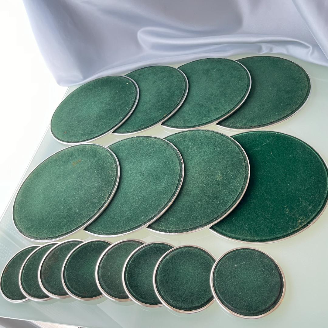 【英国】 プレースマット 23cm / コースター 10cm　各8枚