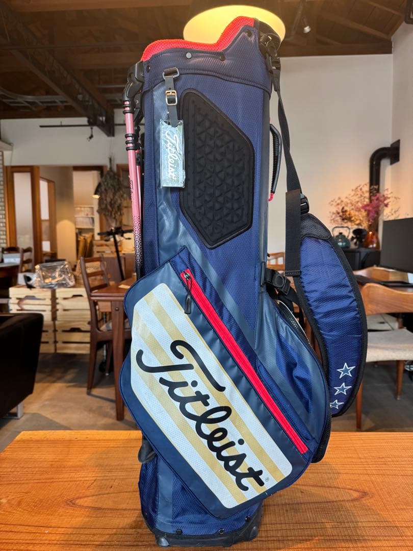 Titleist キャディバッグ USオープン限定品　ネイビー/レッド/ホワイト