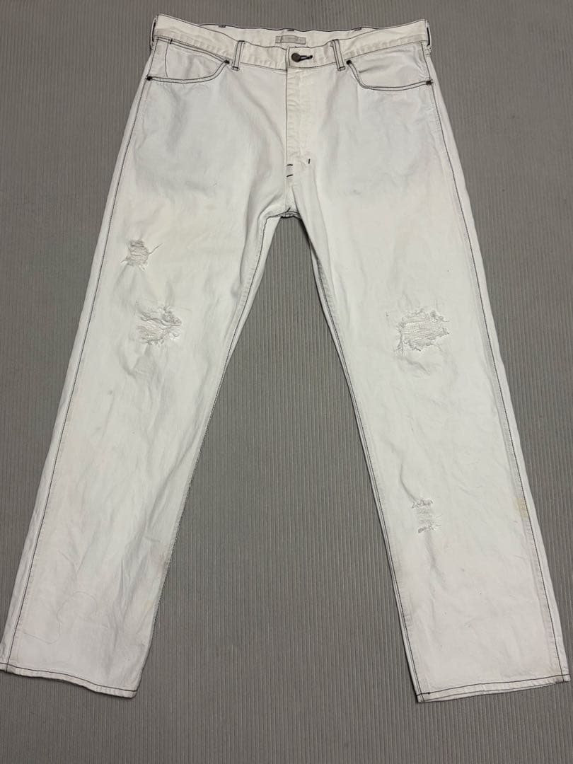 02ss Number (n)ine モダンエイジ期 ホワイト デニム ダメージ
