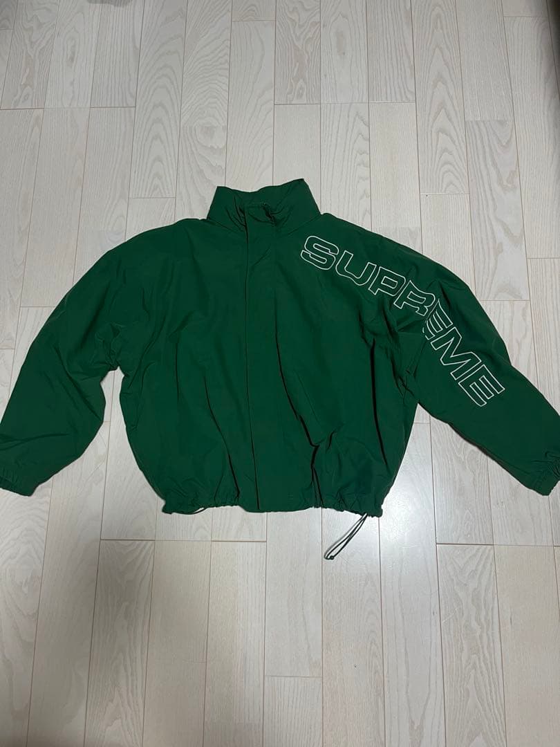 supremeナイロンジャケットダークグリーン