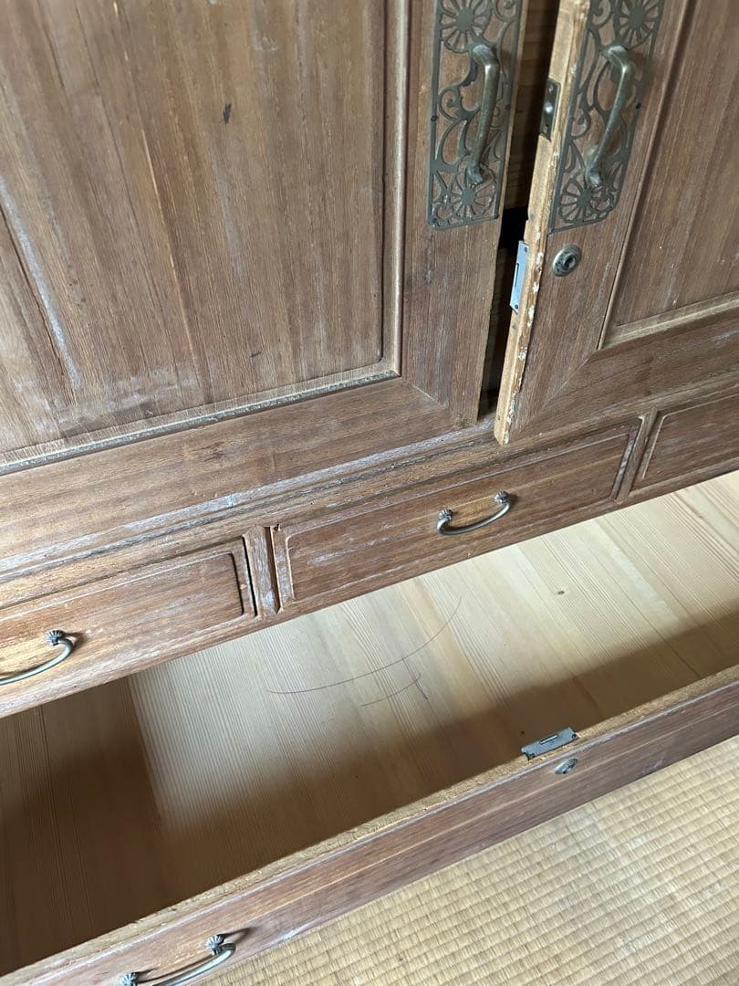 アンティーク　木製和風箪笥