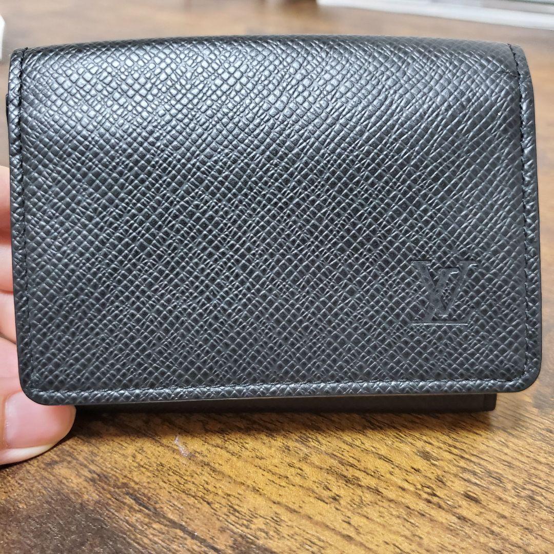 Louis Vuitton ルイヴィトン タイガ 黒 カードケース　名刺ケース