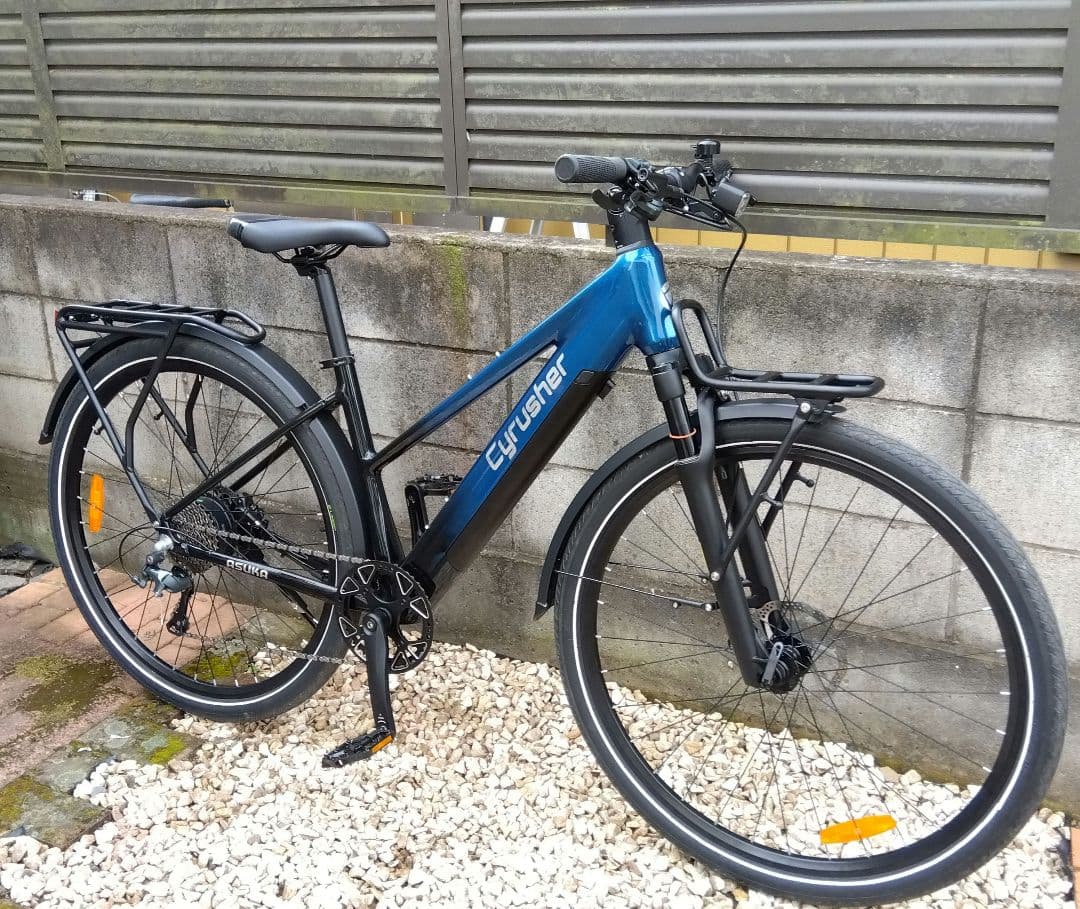 【走行わずか】電動アシスト自転車　Cyrusher ASUKA　クロスバイク
