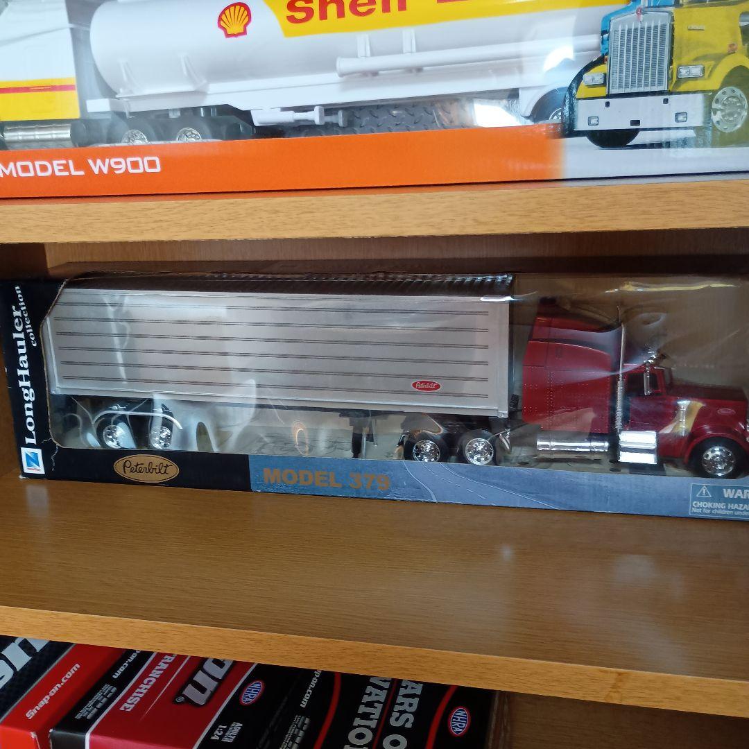 ピータービルト 379コンボイトレーラー ミニカー ケンワース 1/32 当時物