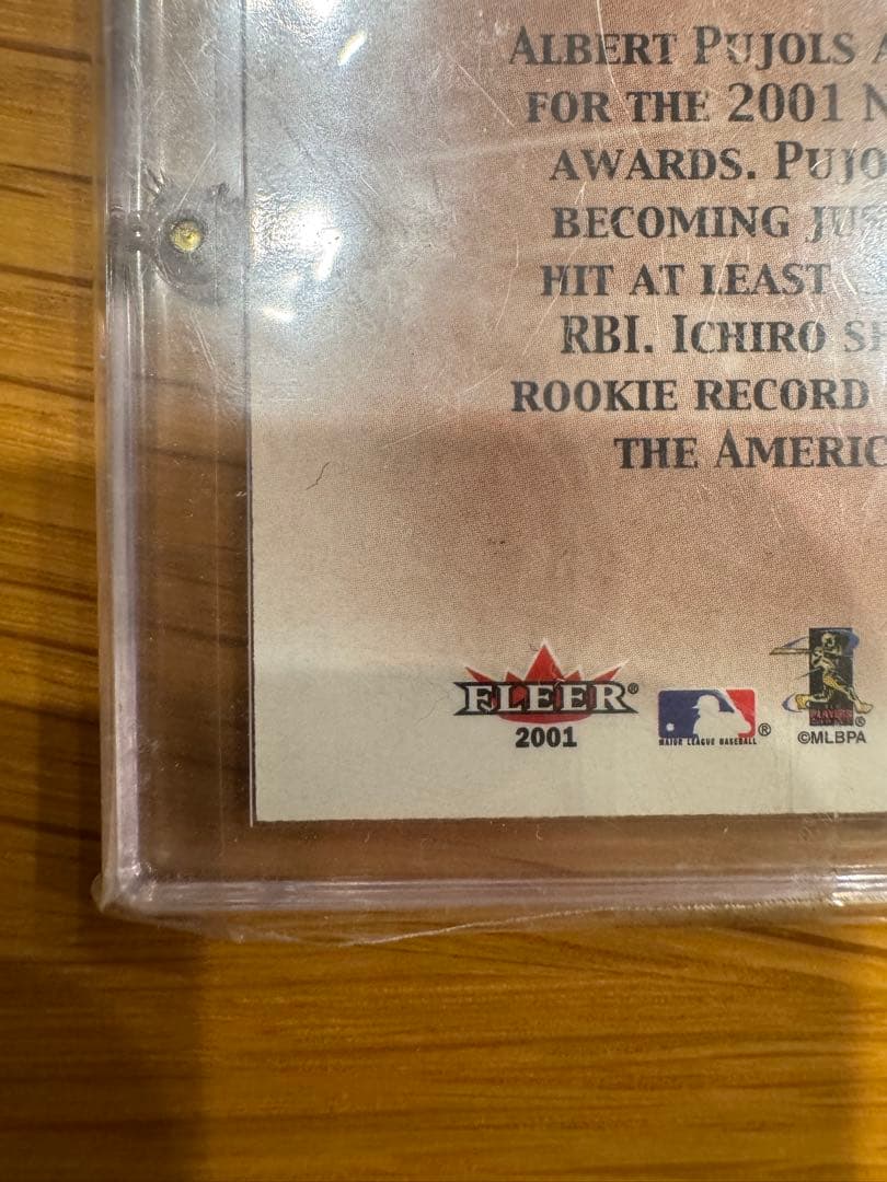 【2001年ダブルルーキー&250限定】イチロー&プホルス/FLEER