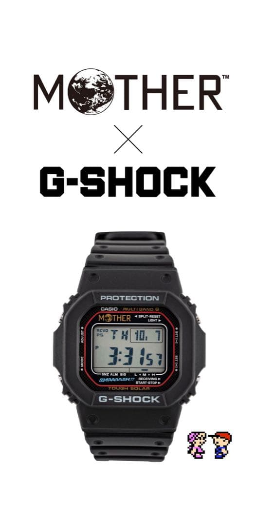 MOTHER × G-SHOCK デジタル腕時計
