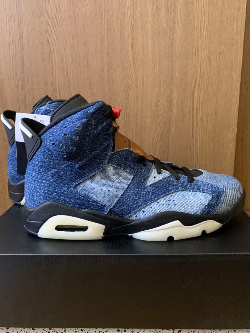 シューズ(男性用) Nike Air Jordan 6 Retro Washed Denim