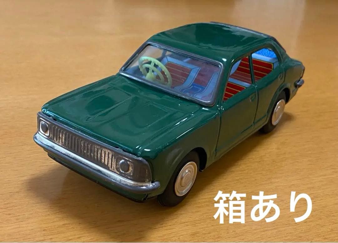 トヨタ カローラ 1400HI-DELUXE ブリキヤ製★グリーン　箱あり