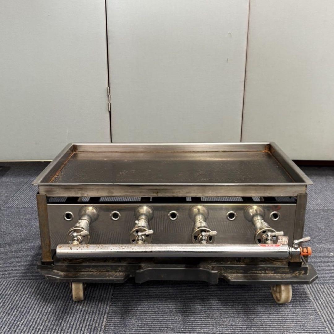 業務用 下野金属 AKS 卓上鉄板焼 №20 LPガス プロパンガス お好み焼き