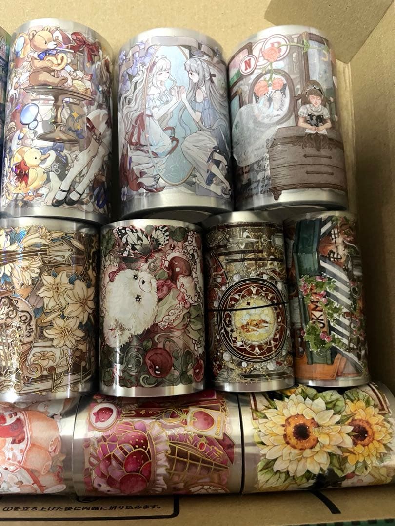 ④PETテープ　まとめて　マスキングテープ　海外　くま　女の子