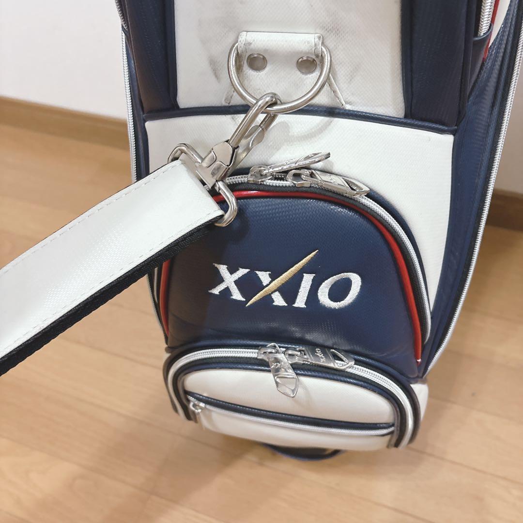 K434 XXIO ホワイトネイビー キャディバッグ