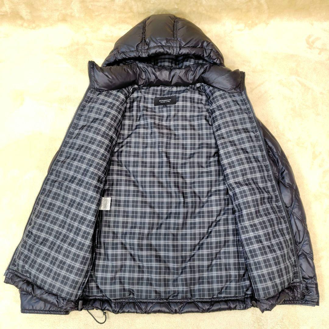 極美品 バーバリーブラックレーベル ウルトラライトダウン ノバチェック 4way