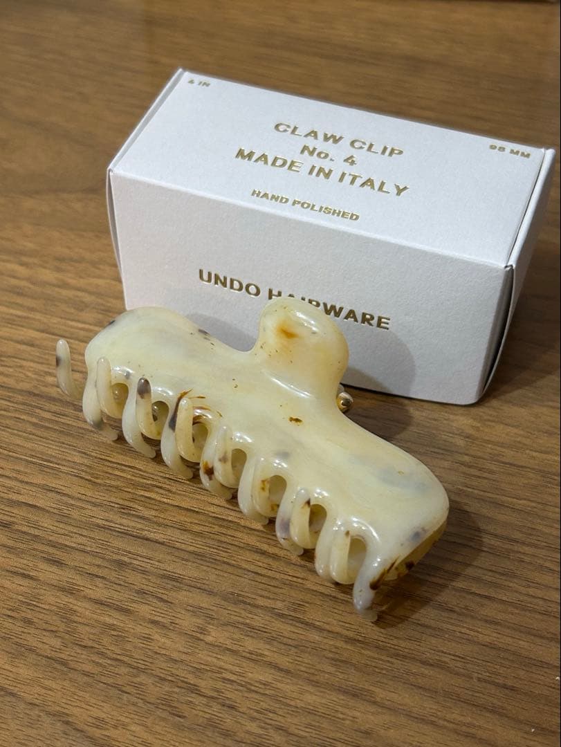 UNDO HAIRWARE ヘアクリップ　LIGHT TORTOISE