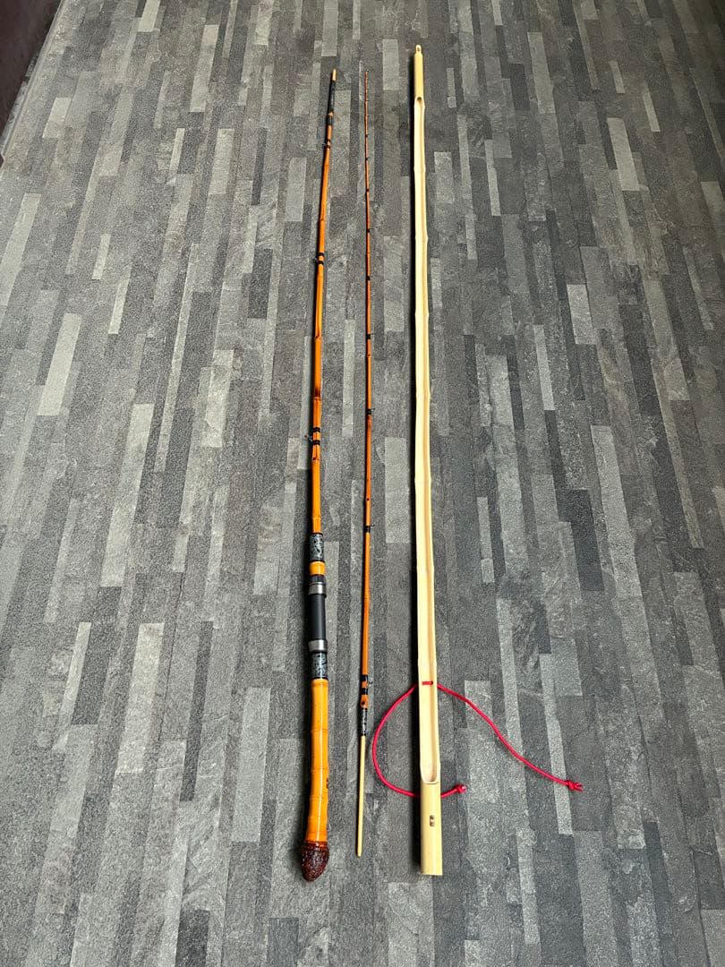 自作全竹軟調子和竿