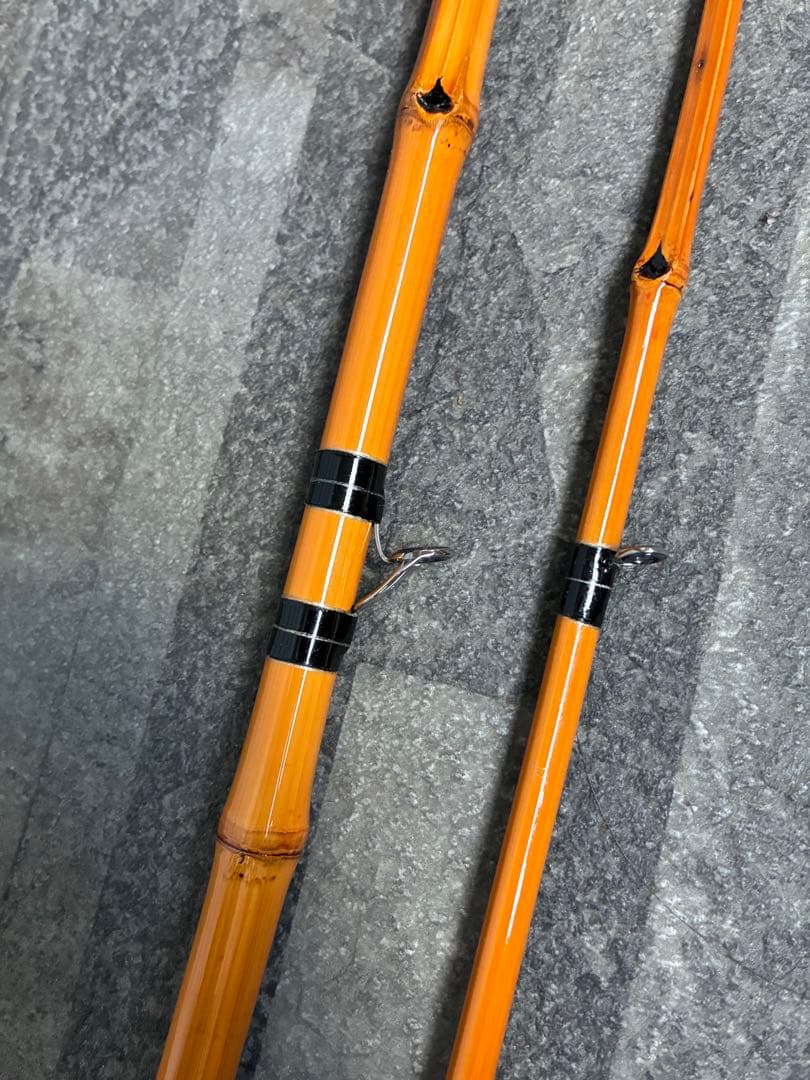 自作全竹軟調子和竿