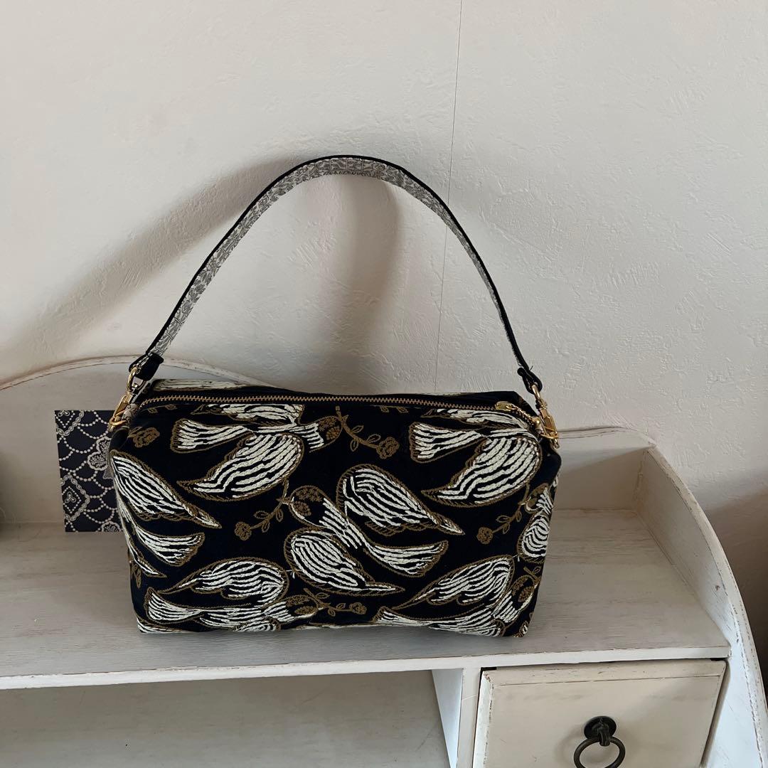 ♡handmade♡ ミナペルホネン ぽってり持てるバッグ