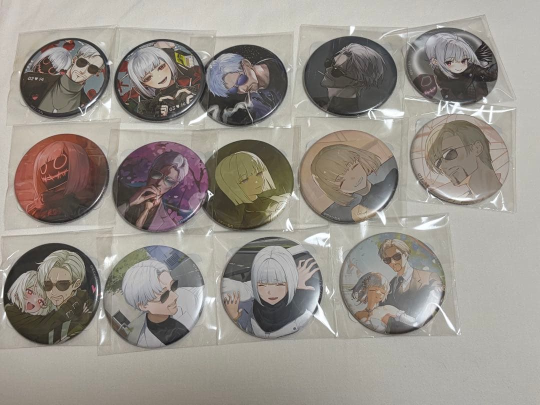 ヴァンねねくじ　E賞　缶バッジ1〜14　14個セット