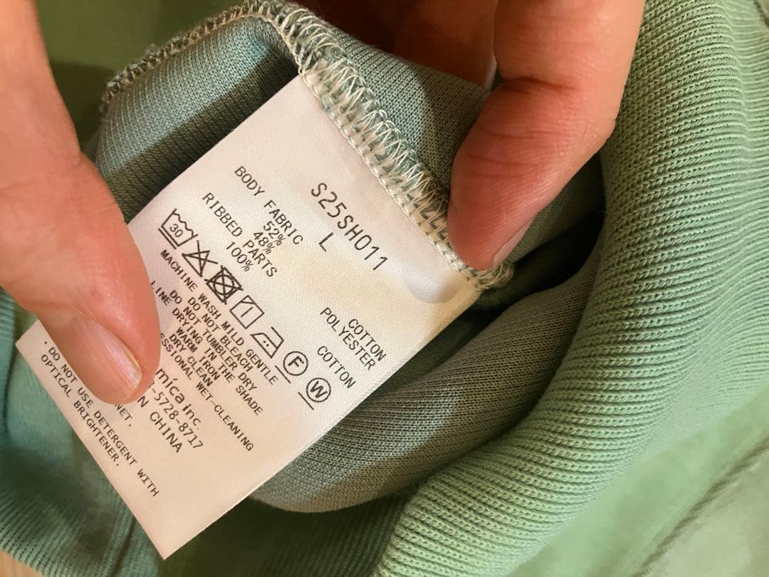 nanamica QUAL グリーン スウェット L