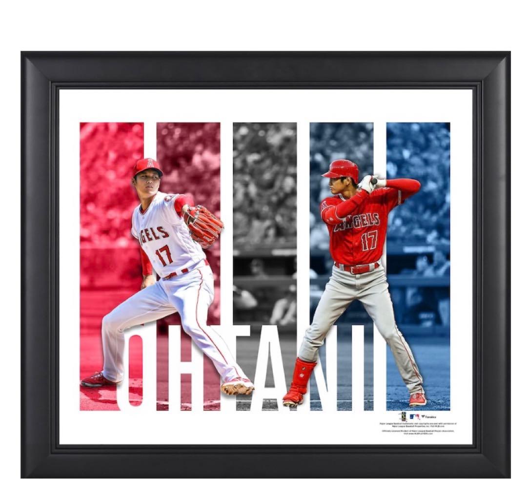 ロサンゼルス・エンゼルス　大谷翔平　オーセンティックplayerパネルコラージュ