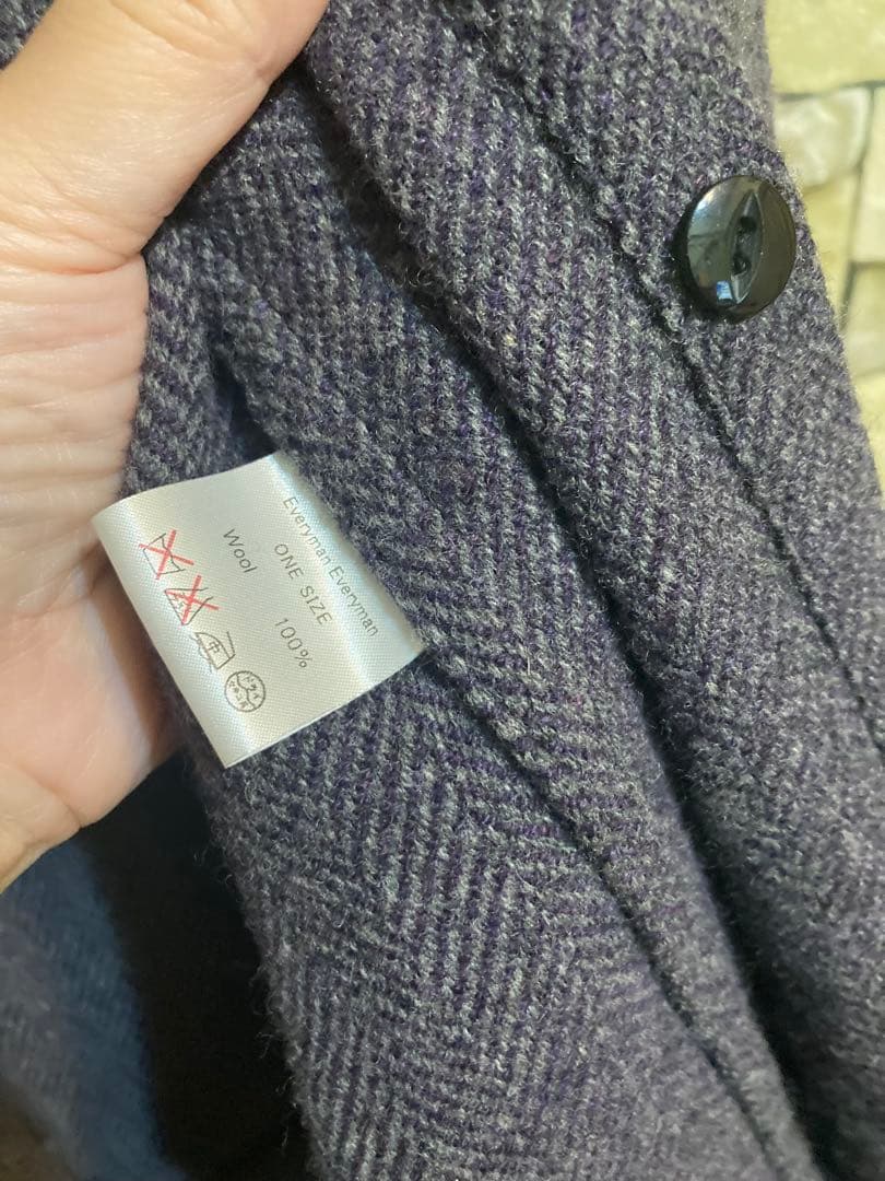 良品　イングランド製　MARLING&EVANS デザインワンピース　毛100%