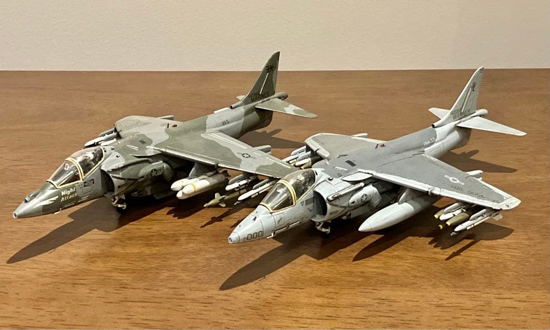 AV-8B ハリアー 1/72モデル　２機セット
