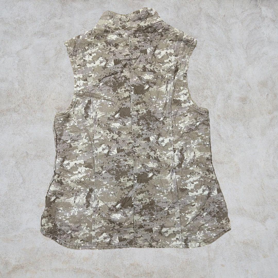 『Carhartt』カーハート　ダックベスト　ワークベスト　ジャケット　迷彩柄