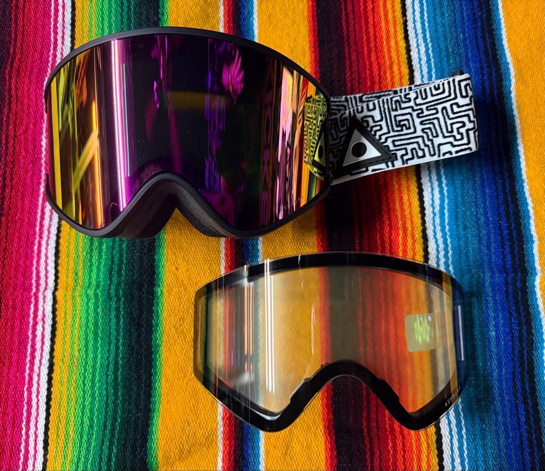 アシュベリー　Ashbury ゴーグル　スノーボード 未使用　ミラーレンズ