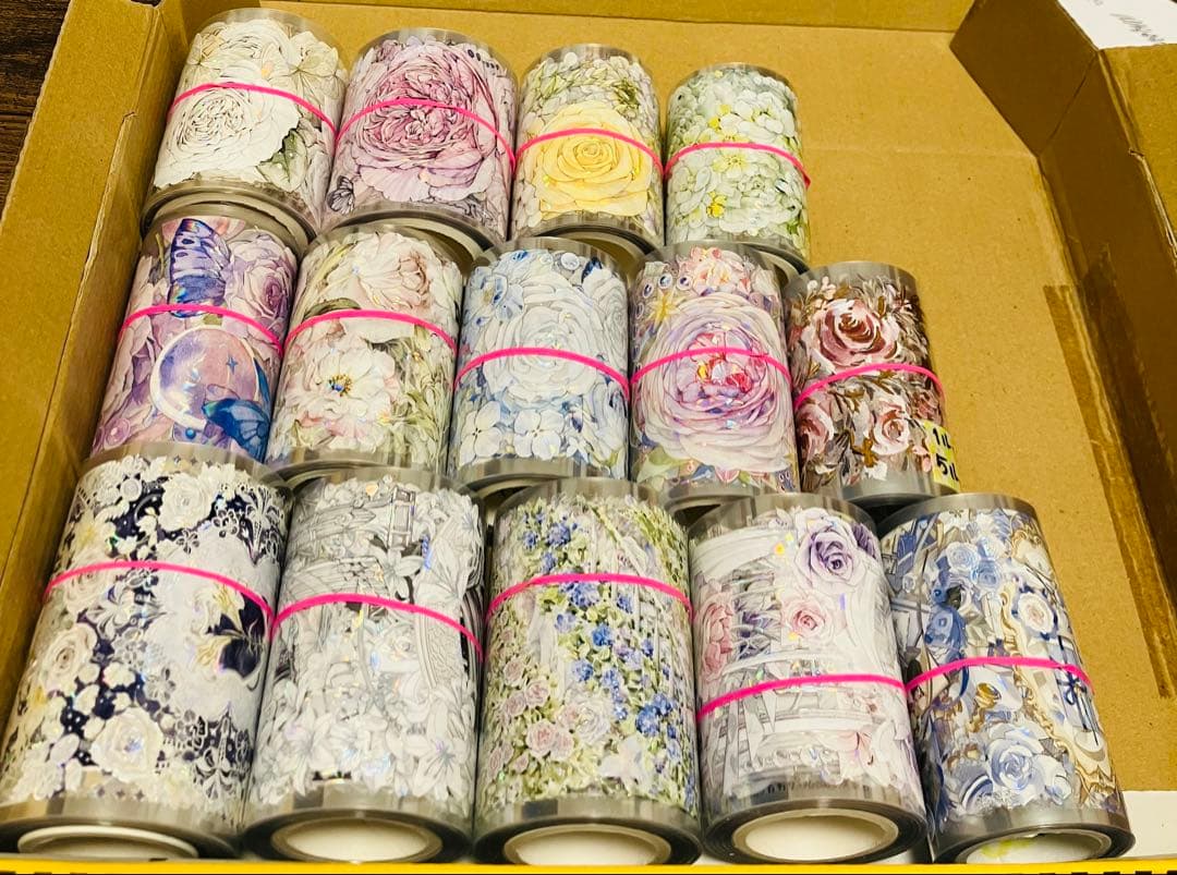 ④海外マステ　キラキラ系　まとめ売り　合計55.9m