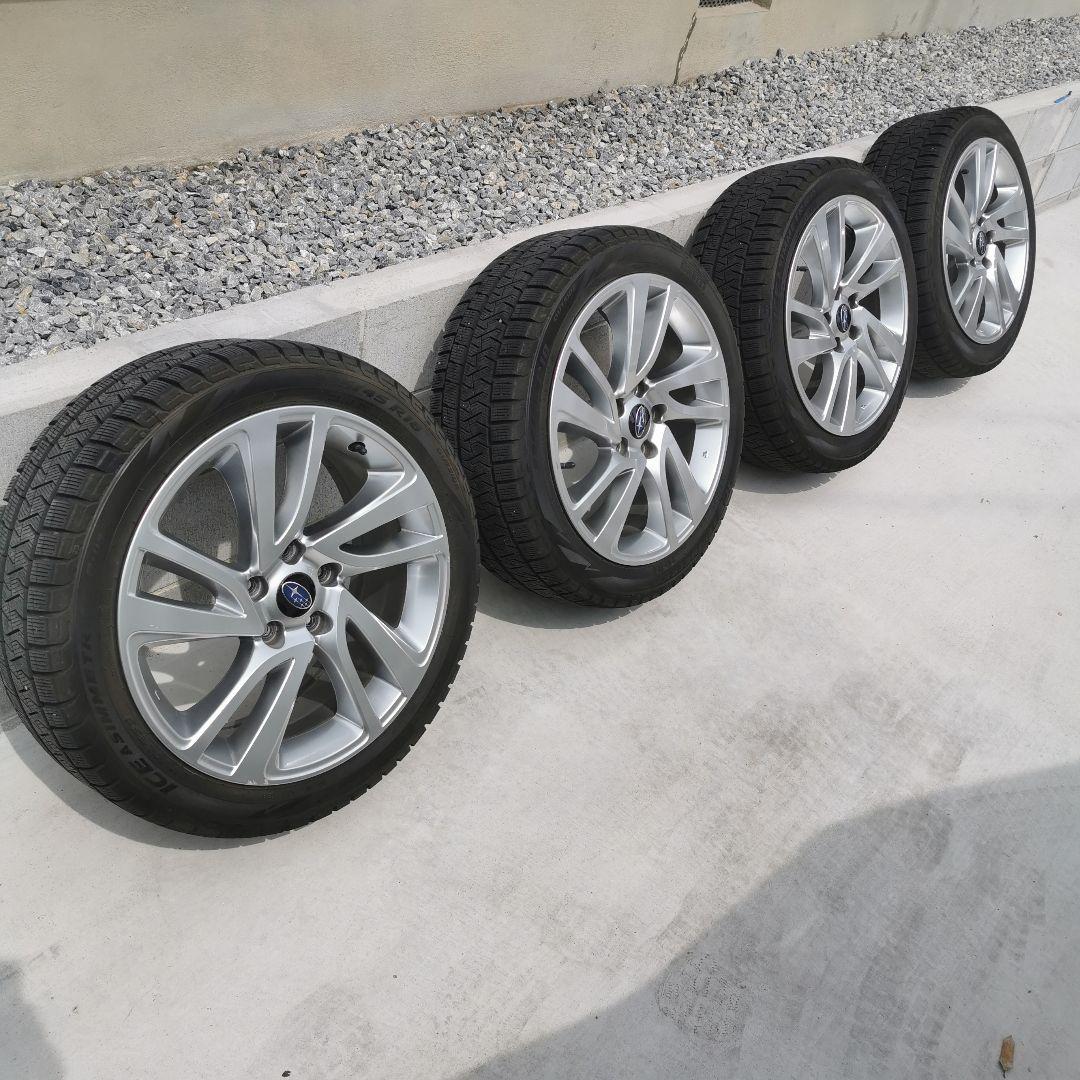 WRX S4純正ホイール スタッドレス4本セットタイヤピレリ225/45R18