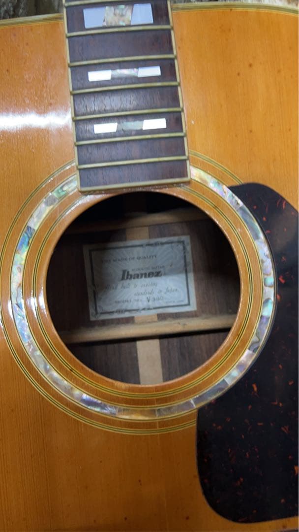 【日本製】Ibanez V380 ヴィンテージアコースティックギター