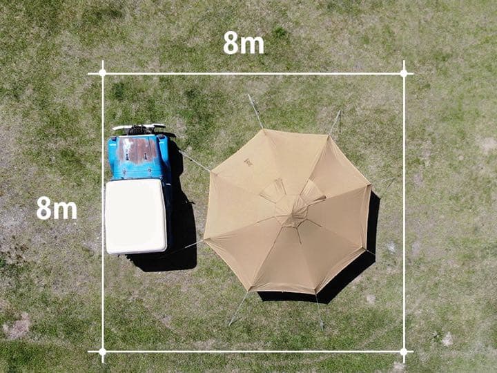 【新品　未使用】タケノコテント2 (タン)