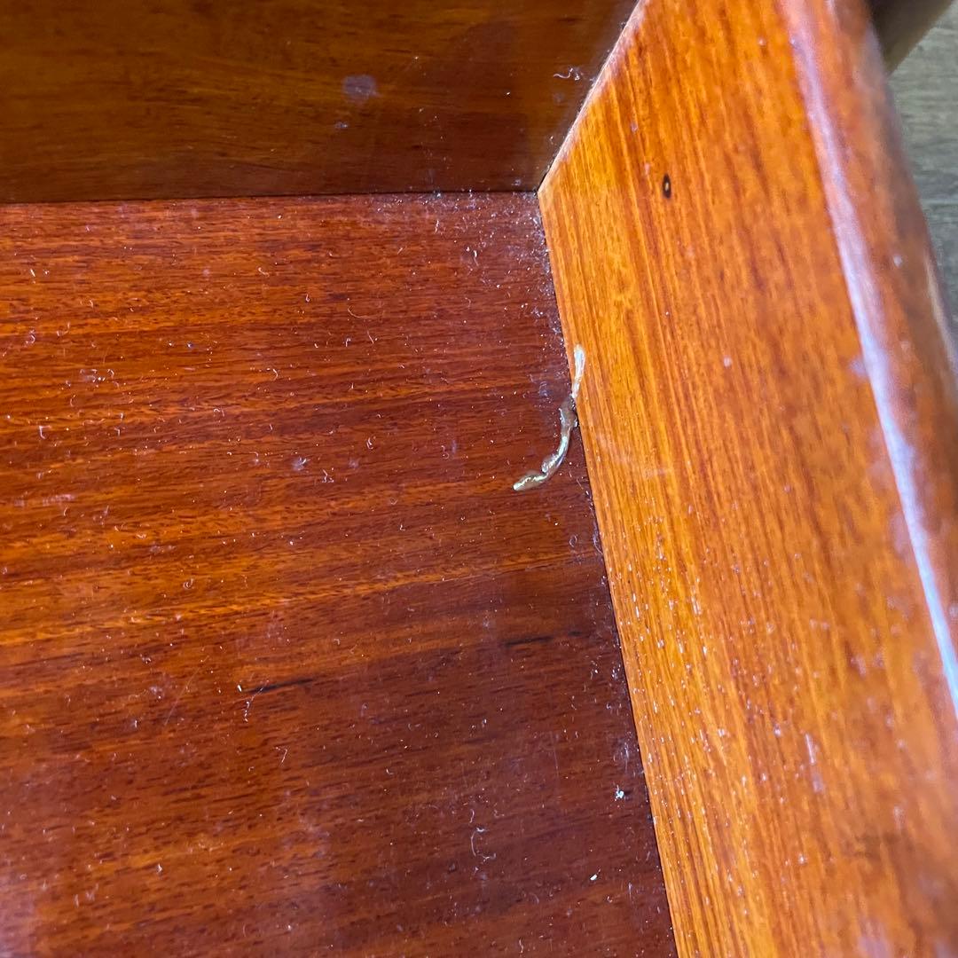 螺鈿細工 らでんざいく 小箪笥 5段チェスト 花梨 アンティーク 骨董品