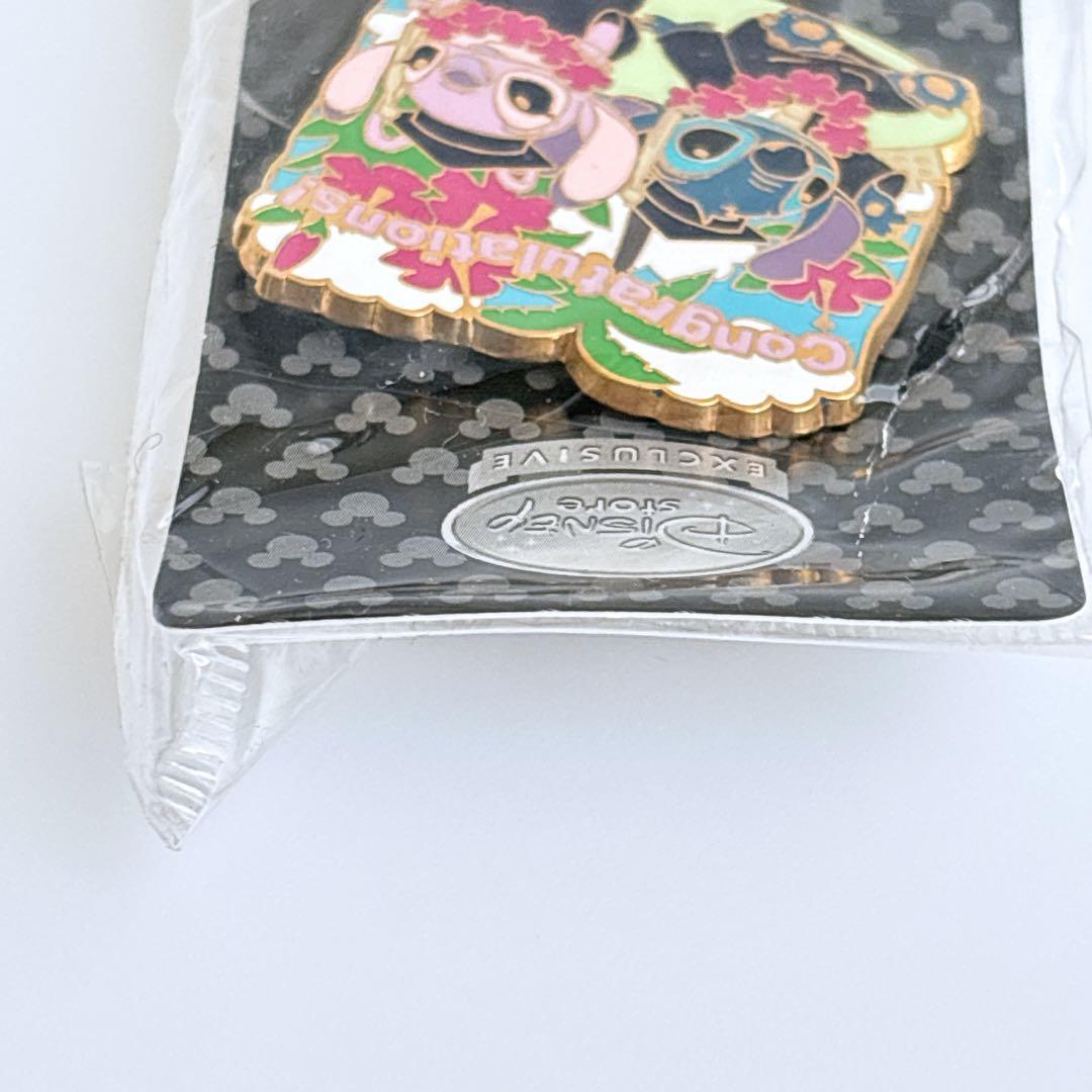 【希少限定】スティッチ エンジェル 卒業式 ディズニーストア ピンバッジ