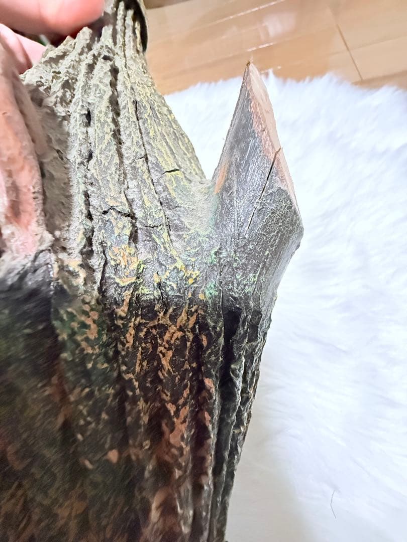 昭和レトロ 木彫り酒瓶 猪＆ワニ デザイン オブジェ