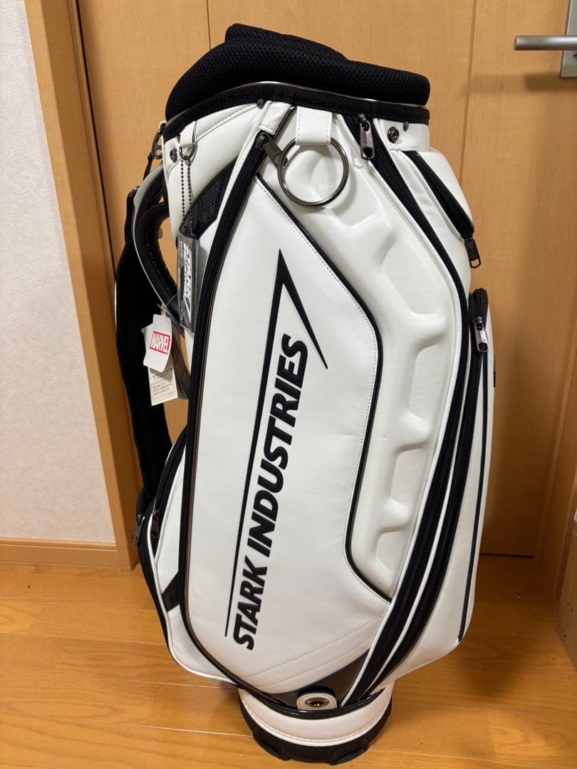 マーベル STARK INDUSTRIES キャディバッグ ホワイト 未使用